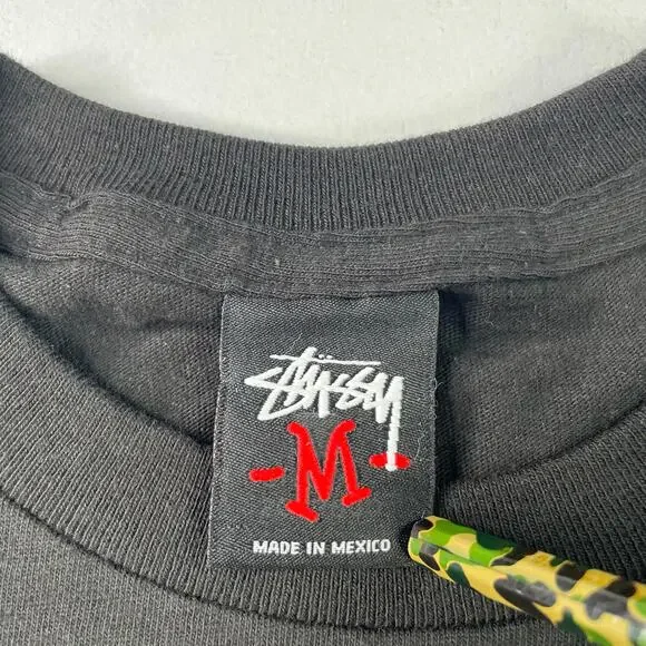 BAPE x Stussy 30th Anniversary 2010 ABC Camo Tee Size M - Picture 7 of 9